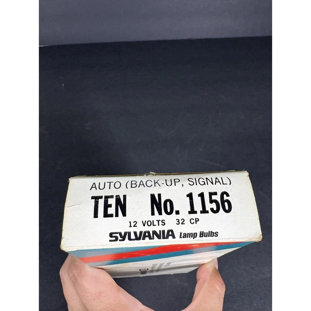 Vintage GTE Sylvania 1156 Miniature Lamp Bulbs Box Of 8 NOS Made In USA
